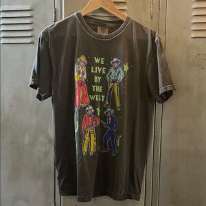 Comfort Colors Graphic Cowboy T-Shirt - Brown